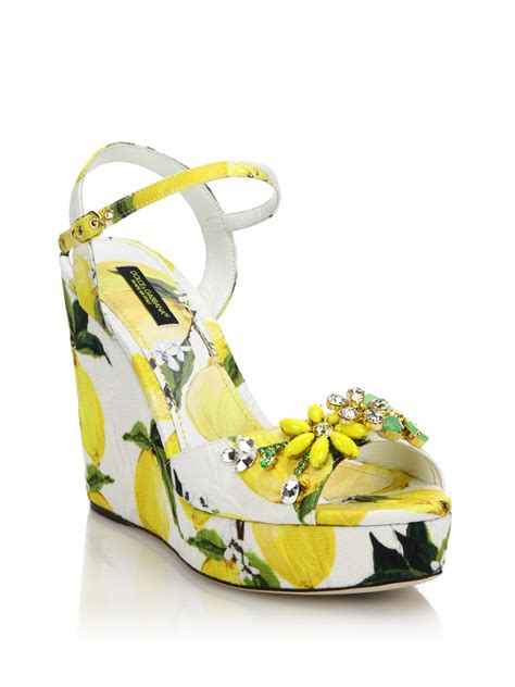 sandales femme dolce gabbana|Dolce & Gabbana sandals lemon.